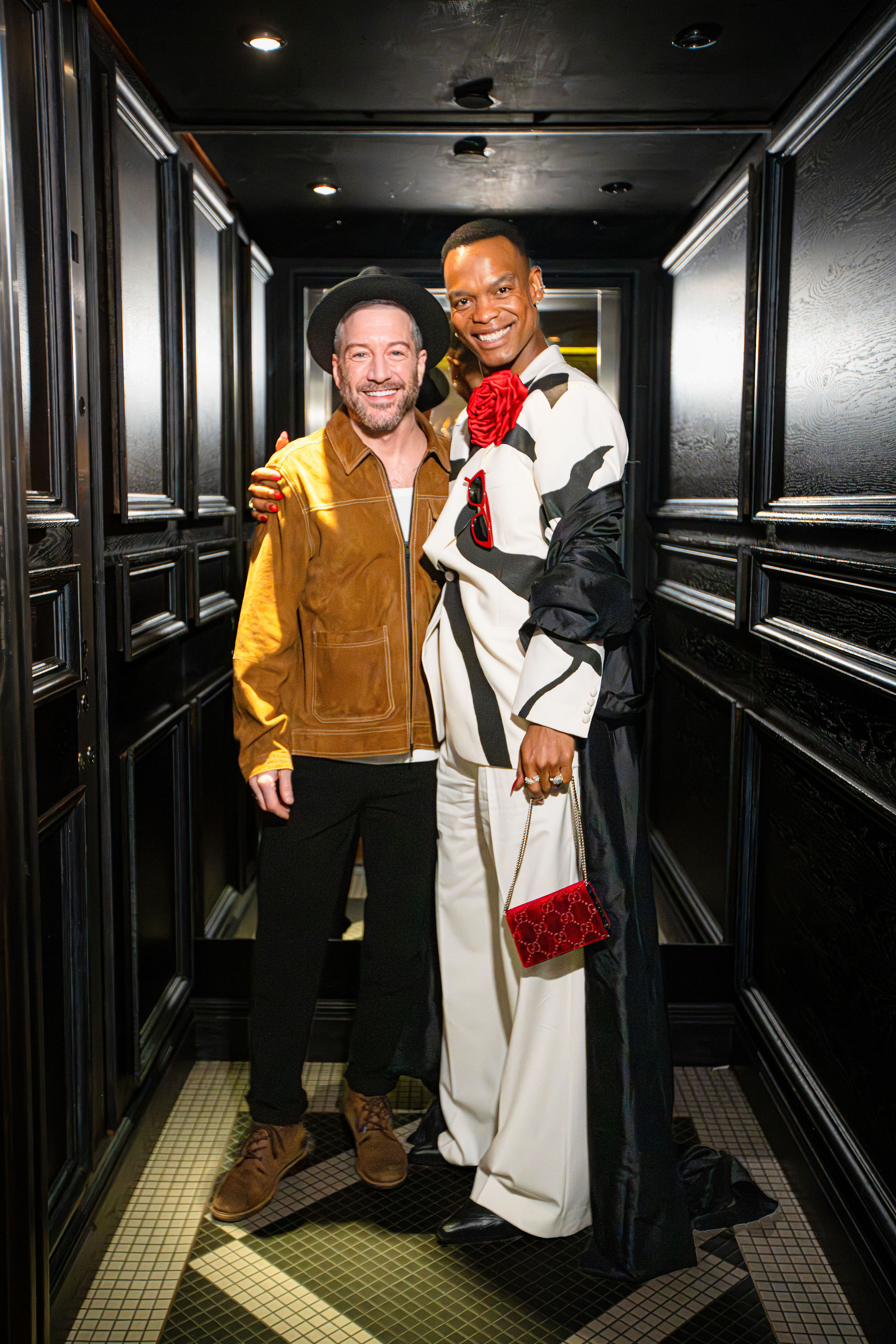Johannes Radebe with Matt Cardle, photographed by Zac Cooke
